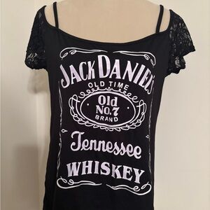 Jack Daniels Black Classic Fashion Top